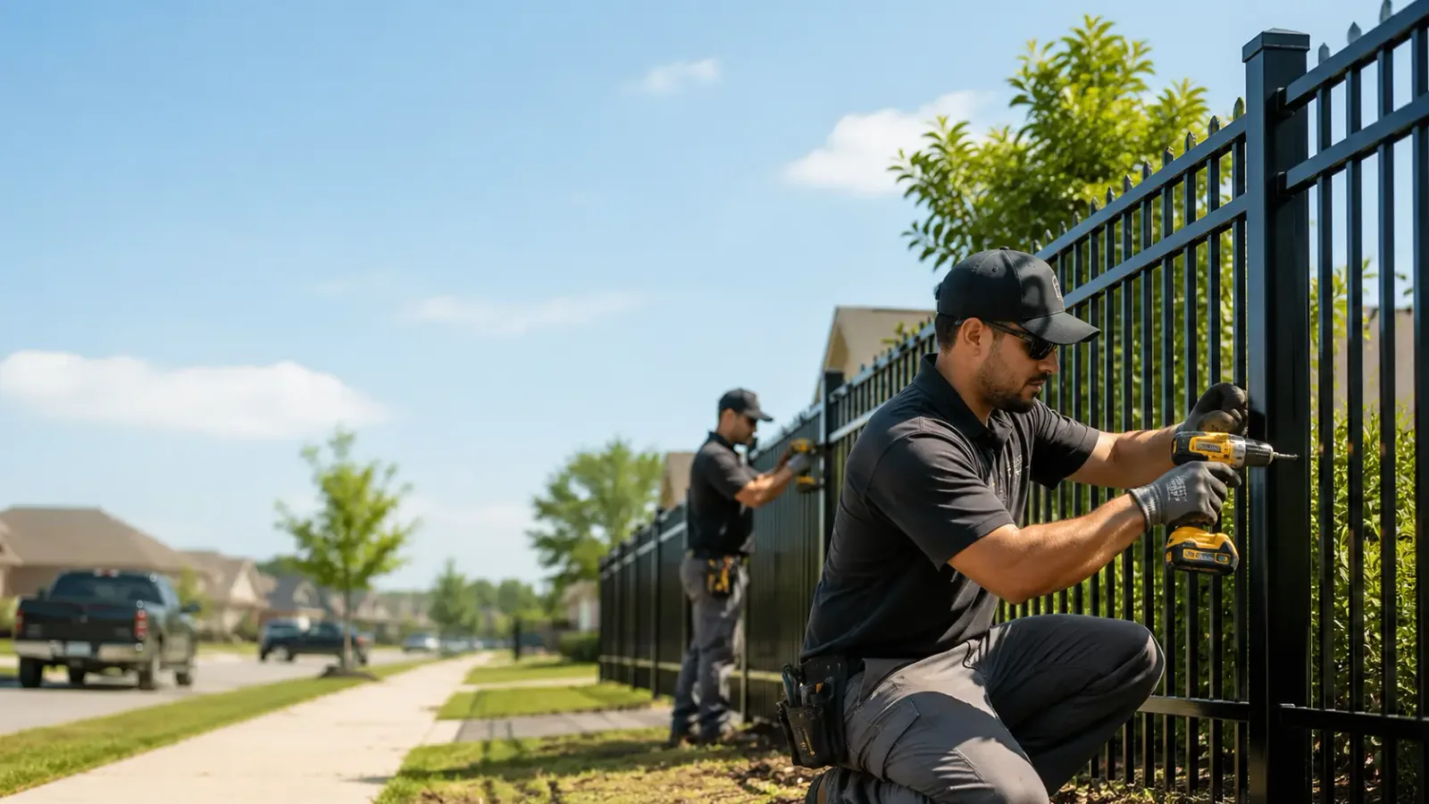Metal Fence Installation in Sachse, TX